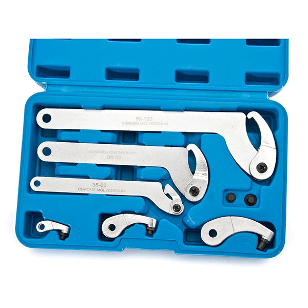 adjustable hook spanner wrench